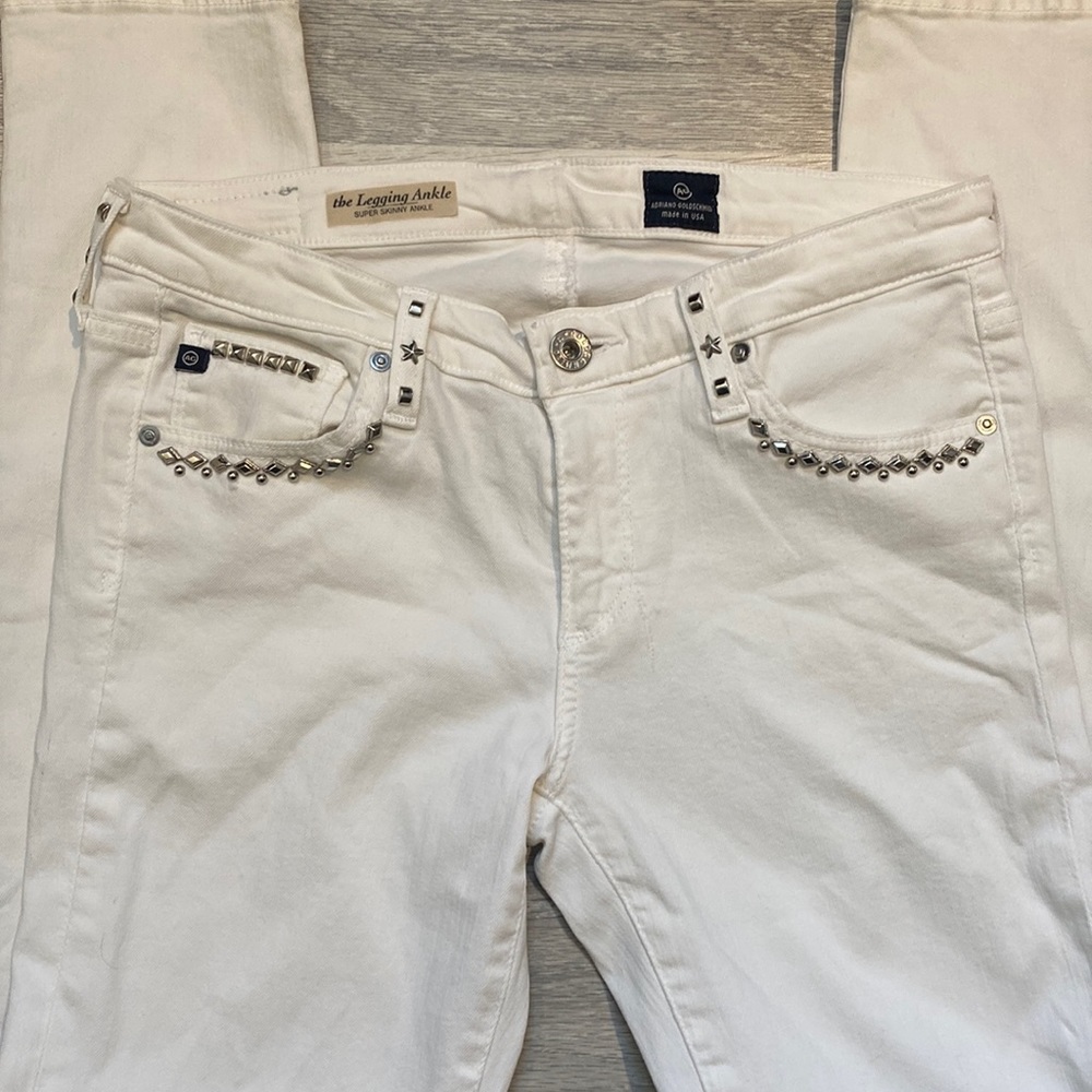 LIMITED EDITION EMBELLISHED AG THE SKINNY ANKLE LEGGING